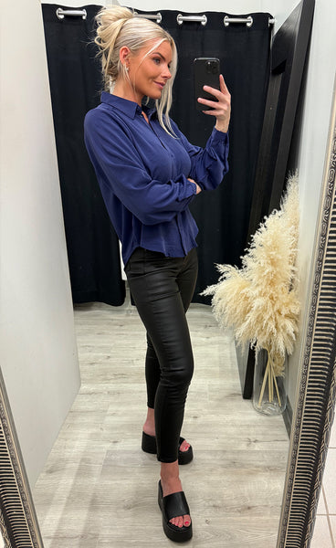 Kimmie shirt - patriot blue