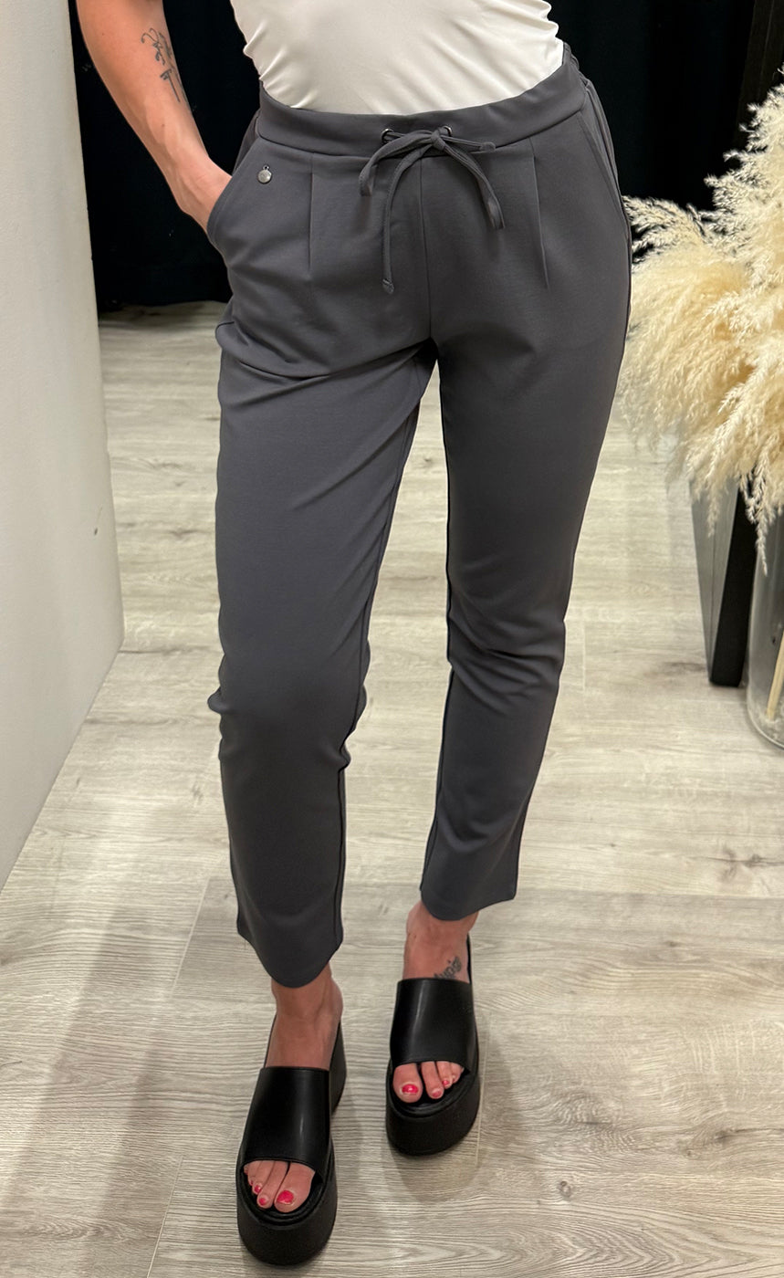 FRANSA stretch pants - grey
