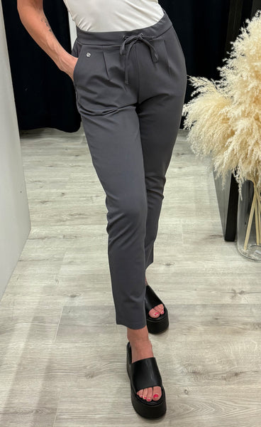FRANSA stretch pants - grey