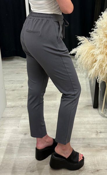FRANSA stretch pants - grey