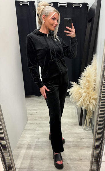 Mitza velour set - black