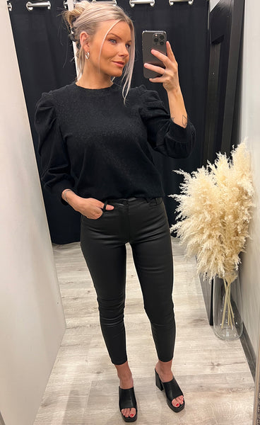 Fergie blouse - black
