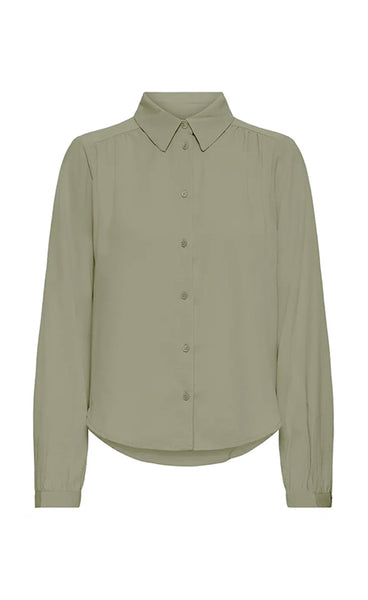 Kimmie shirt - mulled basil