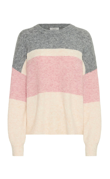 Omea jumper 3 - pale mauve mix