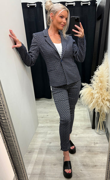Cally blazer - dark sapphire