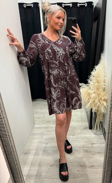 Kiki dress 5 - paisley fudge