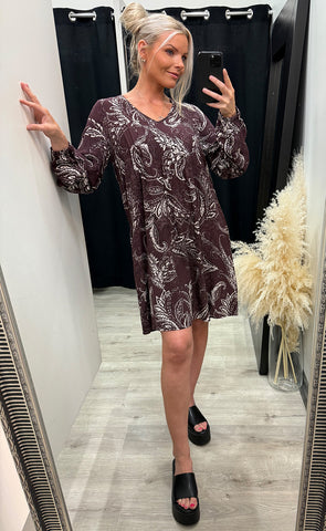 Kiki dress 5 - paisley fudge
