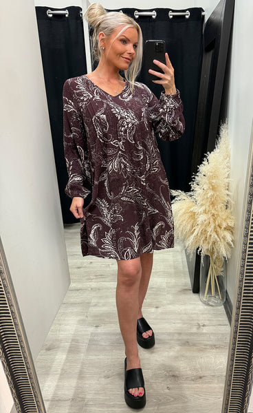 Kiki dress 5 - paisley fudge
