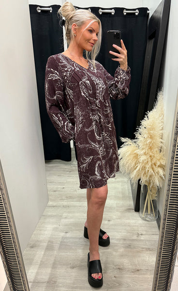 Kiki dress 5 - paisley fudge