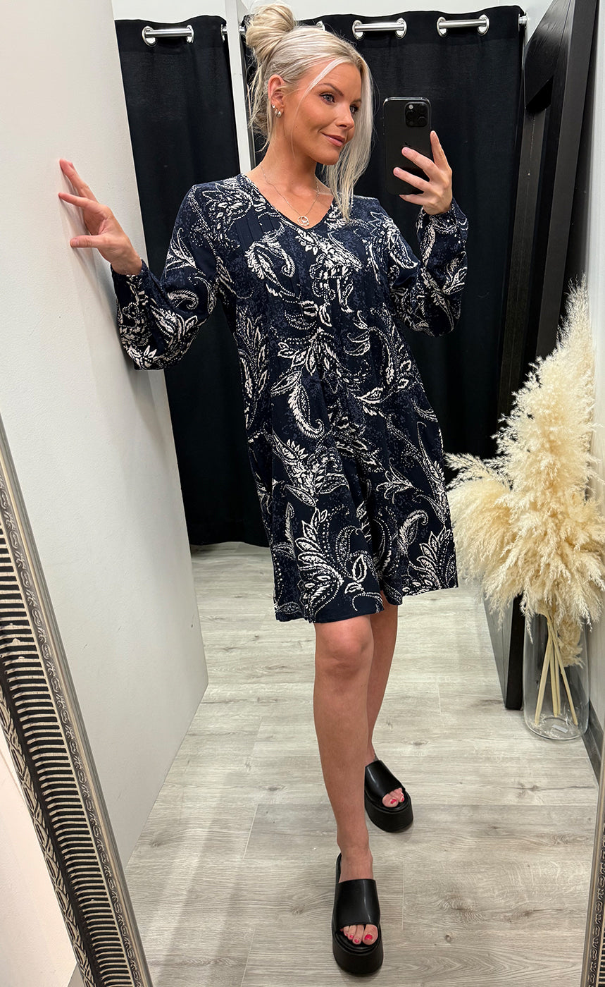 Kiki dress 5 - paisley nightsky