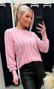 Molli pullover 1 - pink melange