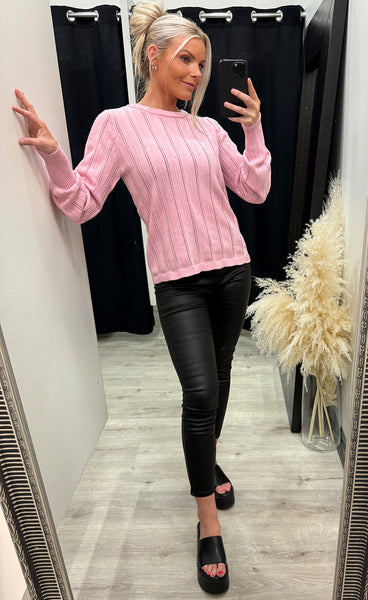Molli pullover 1 - pink melange