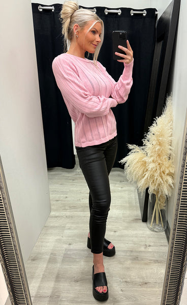 Molli pullover 1 - pink melange