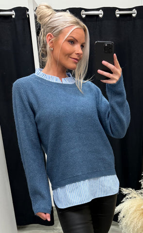Katiejo pullover 1 - bering sea mix