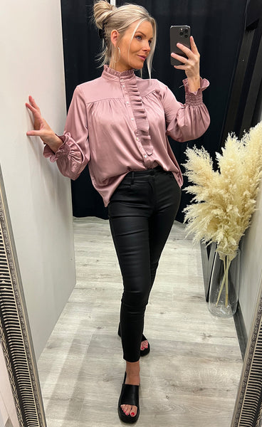 Malika blouse - dust rose