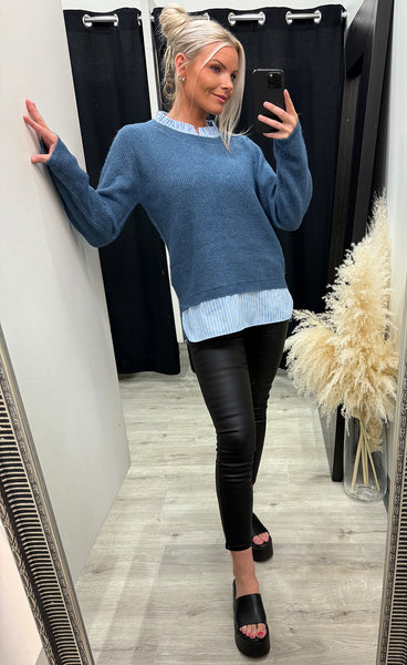 Katiejo pullover 1 - bering sea mix