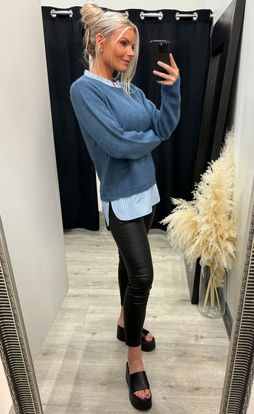 Katiejo pullover 1 - bering sea mix