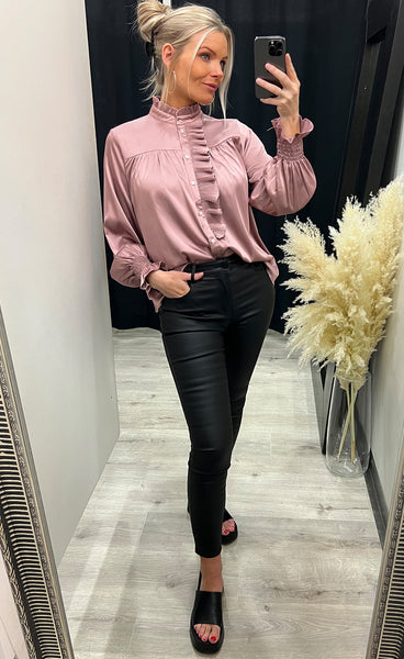 Malika blouse - dust rose