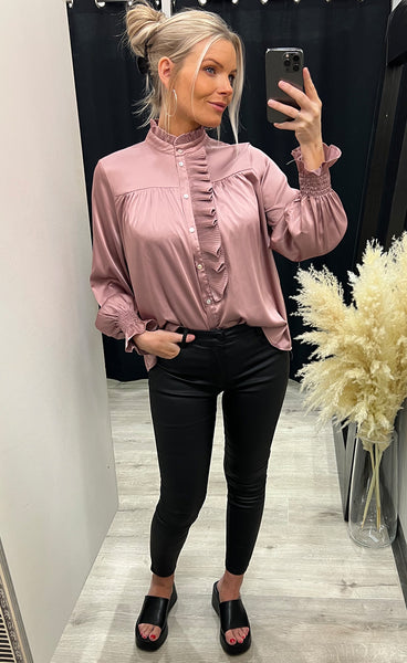 Malika blouse - dust rose