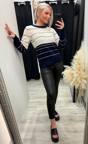 Ellis pullover 2 - night sky melange