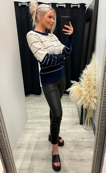 Ellis pullover 2 - night sky melange