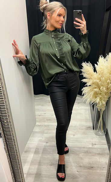 Malika blouse - army