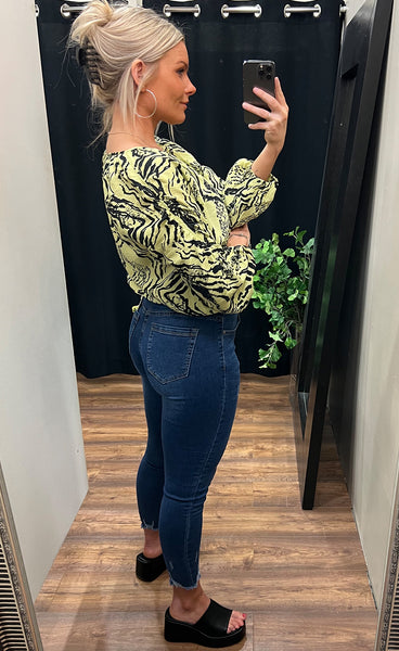 Theresia top - beechnut stroke