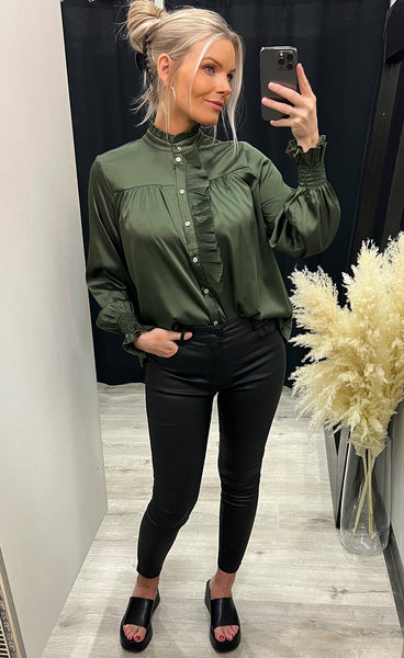 Malika blouse - army