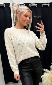 Katlin pullover 1 - whisper white