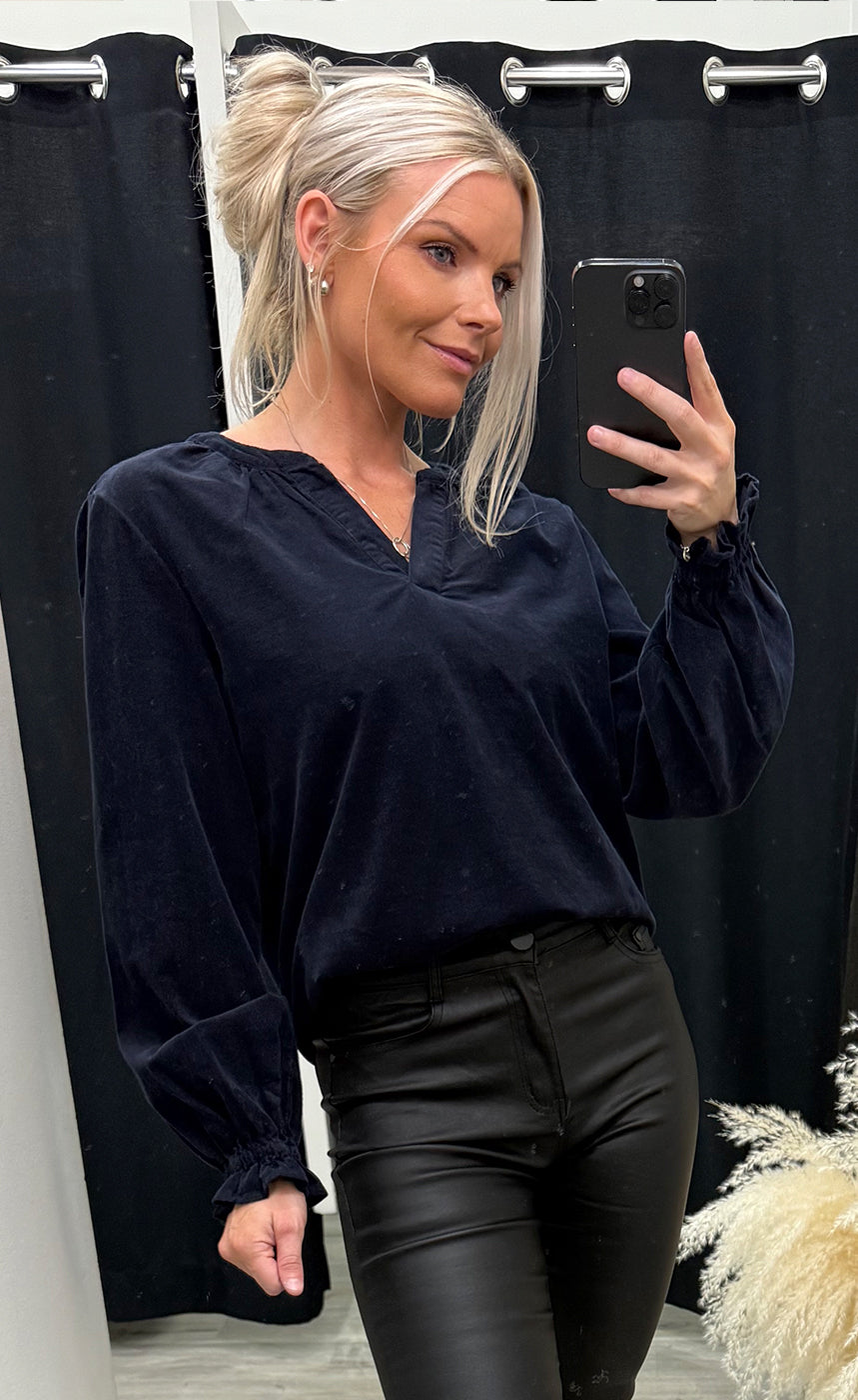 Cory blouse 1 - night sky