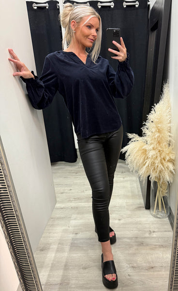 Cory blouse 1 - night sky