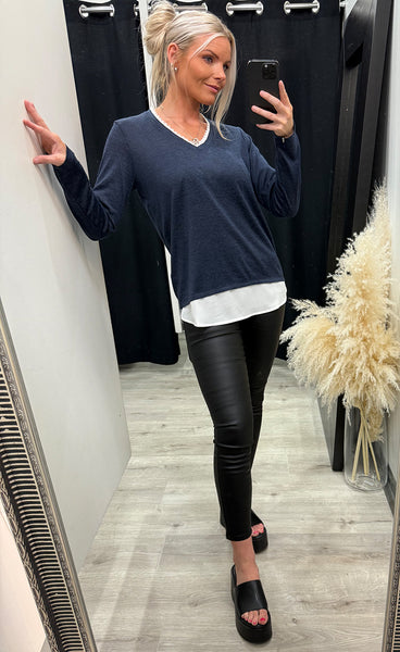 River pullover 1 - nightsky melange