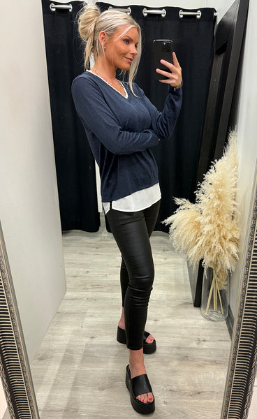 River pullover 1 - nightsky melange