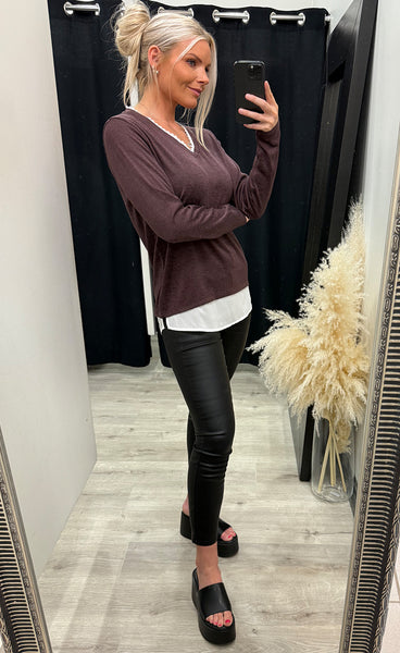 River pullover 1 - fudge melange