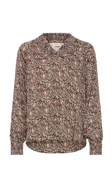 Gladis blouse 2 - black paisley