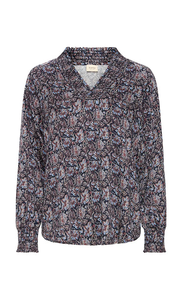 Gladis blouse 2 - night paisley