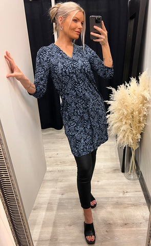 Seen tunic 1 - navy mix