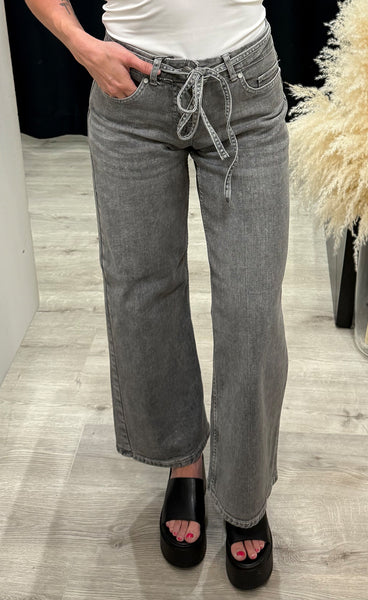 Onea belt jeans - grey wash