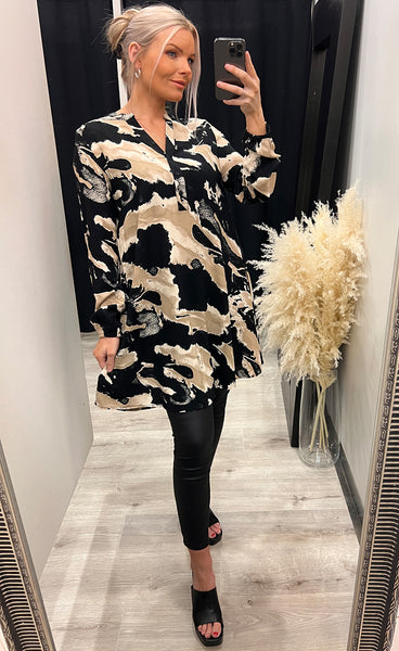 Josa tunic dress - birch mix