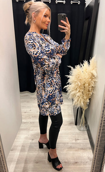 Josa tunic dress - blue mix