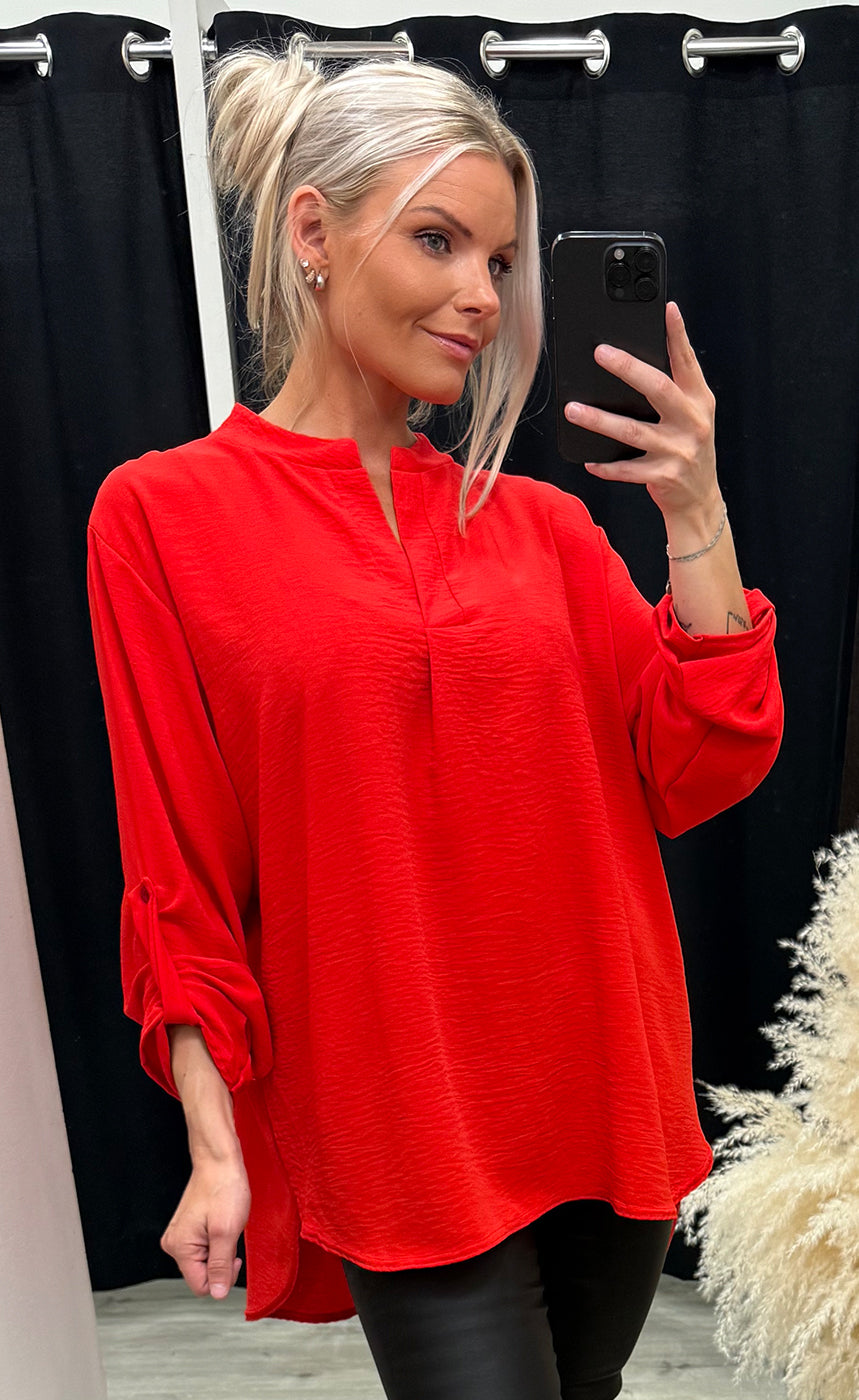 Remi blouse - red
