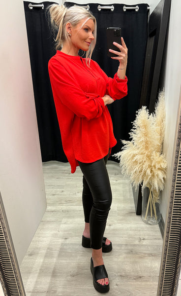 Remi blouse - red