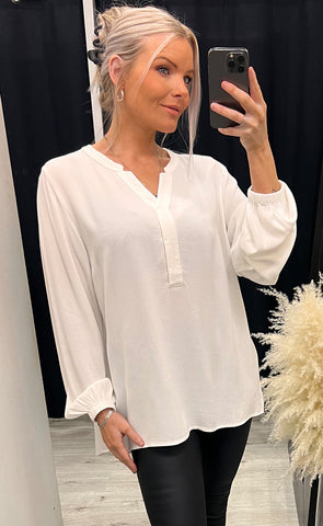Haida blouse PLUS - blanc