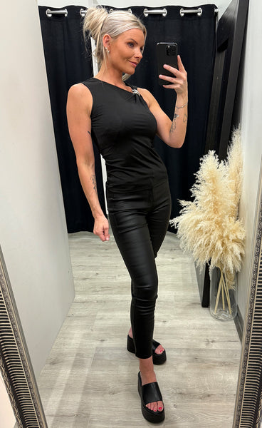 Veba top - black