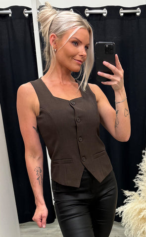 Gema vest - chocolate