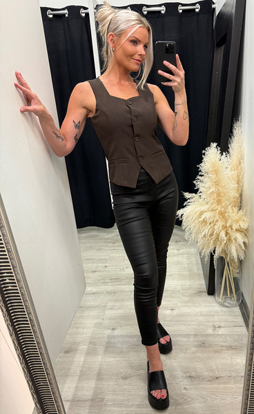 Gema vest - chocolate