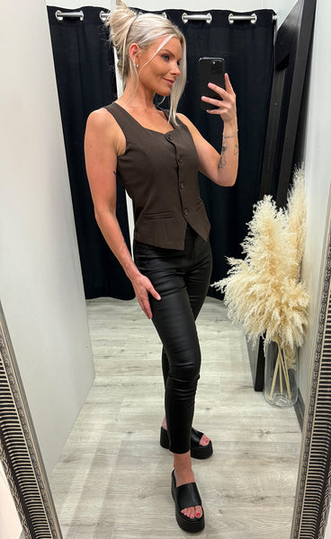 Gema vest - chocolate