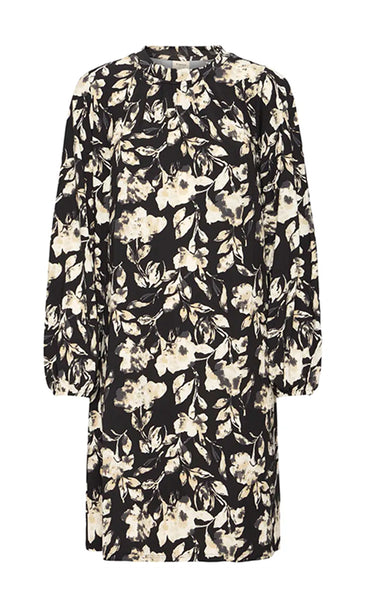 Seen dress 12 - floral black