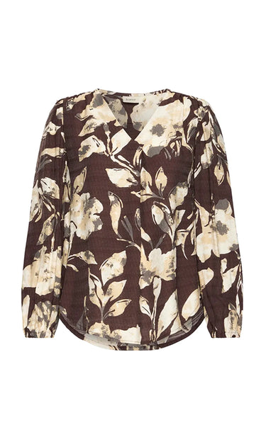 Ariana blouse 4 - floral fudge