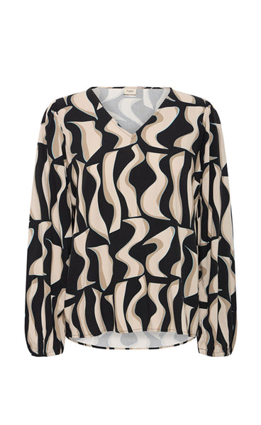 Justini blouse 1 - black art